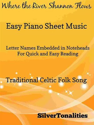 cover image of Where the River Shannon Flows Easy Piano Sheet Music